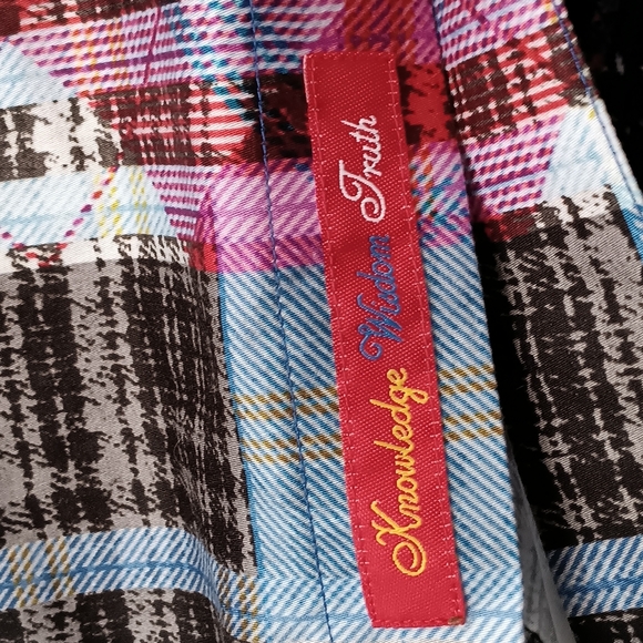 Robert Graham Button Up Shirt Multicolor Plaid Flip Cuff Designer Cotton 3XL - Picture 6 of 10